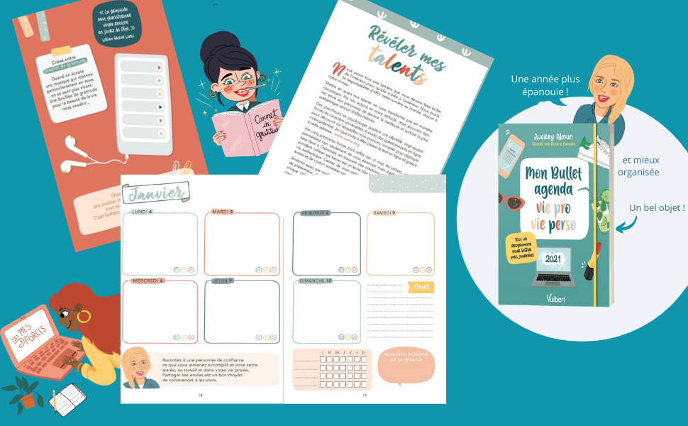 Bullet agenda vie pro vie perso