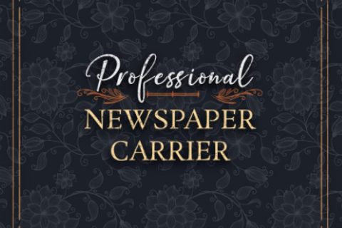 Newspaper Carrier Notebook Planner - Luxury Professional Newspaper Carrier Job Title Working Cover: Personal Budget, Small Business, 5.24 x 22.86 cm, ... Money, A5, Financial, 120 Pages, Work List