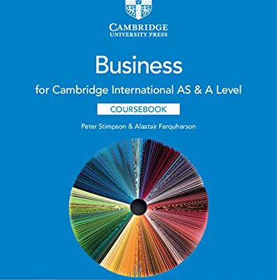 Cambridge International AS & A Level Business Coursebook with Digital Access (2 Years)