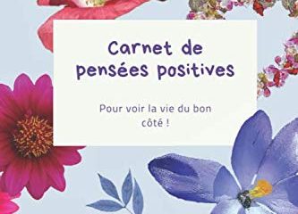 Carnet de pensées positives: Ecrivez vos gratitudes et les choses qui vous ont rendu heureux chaque jour