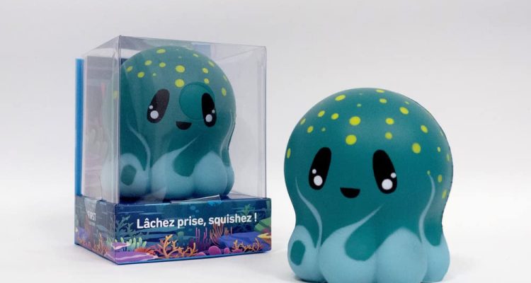 Coffret Lâchez prise, squishez ! - 1 squishy + 1 livre