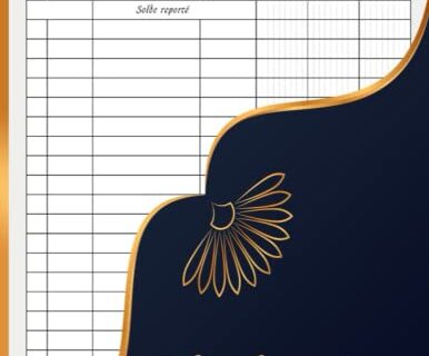 Cahier de Compte Personnel: Pour mieux gérer le budget hebdomadaire et mensuel | Livre de compte familial pour la gestion des finances personnelles