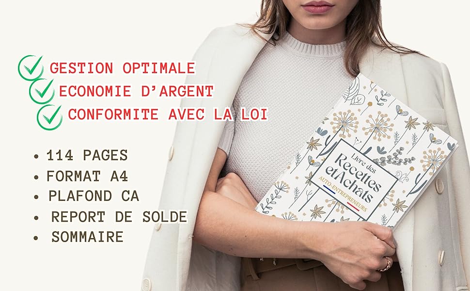 livre de compte 2024 auto entrepreneur femme