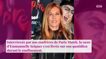 Confinement : Mathilde Seigner "gavée" par le comportement de certaines célébrités